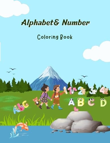 Alphabet & Number Coloring Book Fun with Phonics