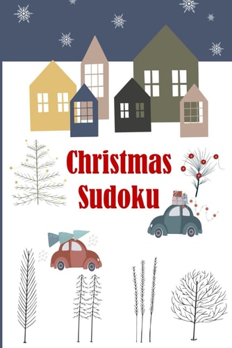 Christmas Sudoku Adult Stocking Stuffers - 150 Puzzles from Easy to Hard - Activity Book for Women