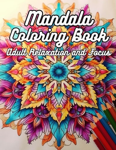 Mandala Coloring Book Adult Relaxation and Focus