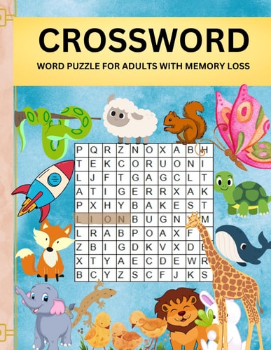 "Memory Masters Adult Word Puzzles for Retention" Word Puzzle Book for Adults with Memory Loss