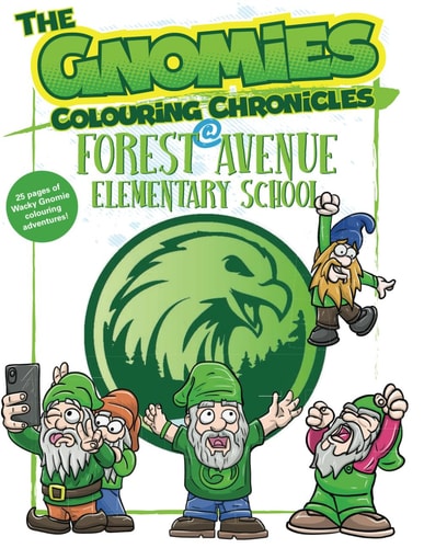 Gnomies Colouring Chronicles Forest Avenue Elementary School