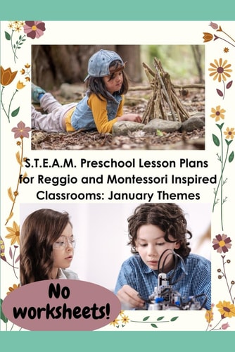 S.T.E.A.M. Preschool Lesson Plans for Reggio and Montessori Inspired Classrooms January Themes