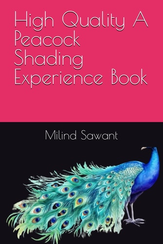 High Quality A Peacock Shading Experience Book
