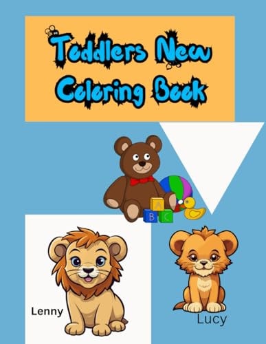 Toddlers New Coloring Book Big and Easy Coloring Pages for Little Hands