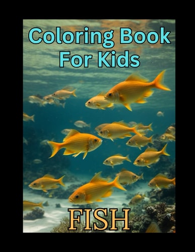 Coloring Book for Kids Fish