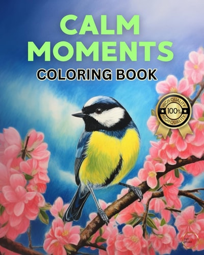 Calm Moments A Coloring Book For Relaxation And Stress Relief