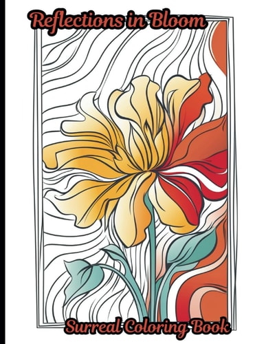 Reflections in Bloom Surreal Coloring Book: Explore the Boundaries of Your Imagination While Bringing 50 Floral Illusions to Life with Your Chosen Colors.