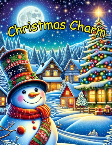 Christmas Charm 51 Enchanting Coloring Pages from Snowflakes to Santa