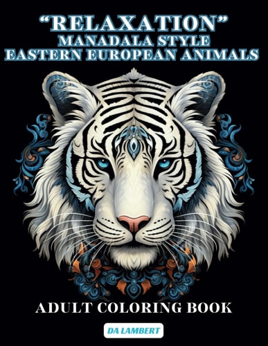 "Relaxation" Mandala Style - Eastern European Animals Adult Coloring Book