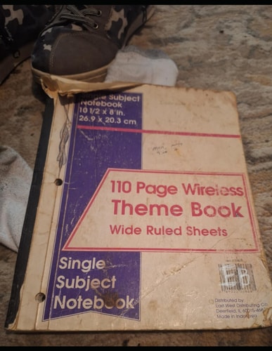 110 Page Wireless Theme Book Wide Rule Sheets: Poems from the Last of a Life in the 21st Century