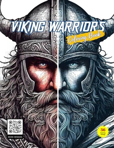 Legends of the North Viking Warriors Coloring Book: Embark on an Epic Coloring Adventure with Legendary Viking Warriors