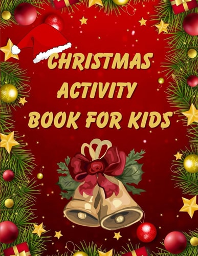 Christmas Coloring and Dot Connect Fun Christmas Holiday Activity Book For Kids Ages 8-12