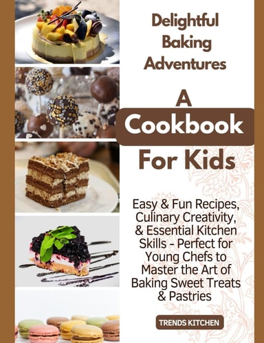 Delightful Baking Adventures A Cookbook for Kids - Easy & Fun Recipes, Culinary Creativity, & Essential Kitchen Skills - Perfect for Young Chefs to Master the Art of Baking Sweet Treats & Pastries