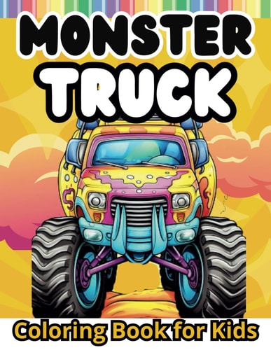 Monster Truck Coloring Book Monster Trucks Coloring Book for Kids