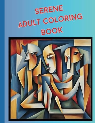 Serene Adult Coloring Book for Relaxation Coloring Book on Doodle Art