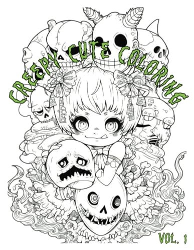 Creepy Cute Coloring "Creepy Cute" Adult Coloring Book