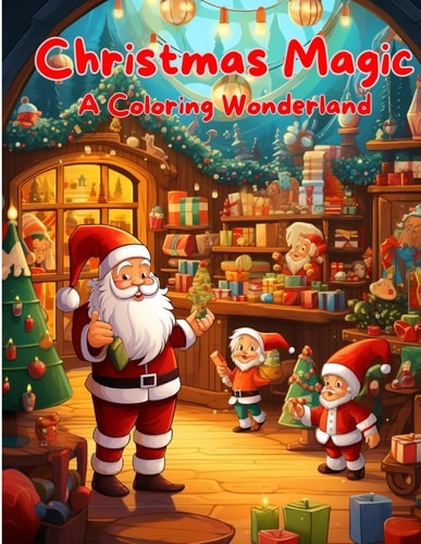 Christmas Magic A Coloring Wonderland: Colorful Christmas Cheer: A Holiday Coloring Book Coloring Christmas Dreams