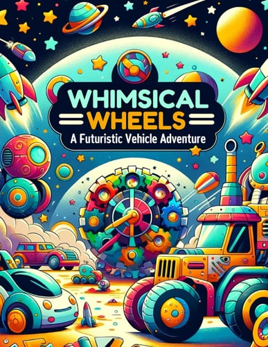 Whimsical Wheels A Futuristic Vehicle Adventure: Color and Explore Tomorrow's Transportation - A Children's Coloring Book of Advanced Vehicles and Playful Designs