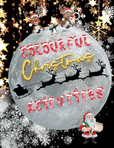 Colourful Christmas Festive Activity Book for Children