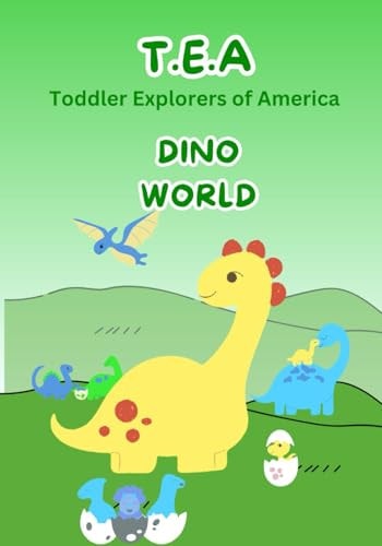 T.E.A. Dino World KIds 2-5 Coloring Book