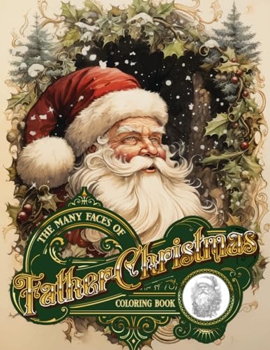 The Many Faces of Father Christmas More Than 50 Grayscale Holiday Images of the Man Himself Through the Years