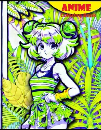 Anime Coloring Book