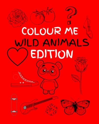 Children's Coloring Book Wild Animal Edition