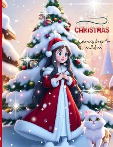 Christmas Coloring for Children Children's Holiday Coloring Books for Toddlers Santa and Reindeer Snowman Coloring Pages for Ages 4-8