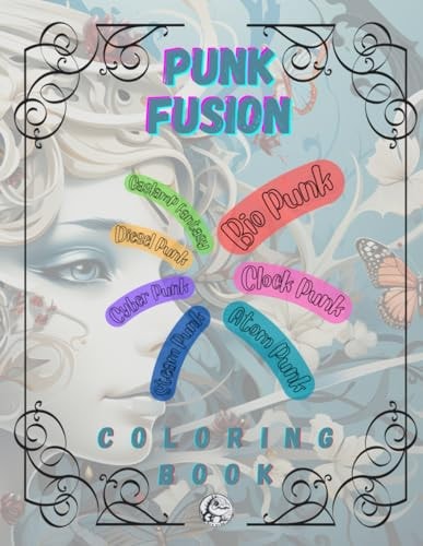 Punk Fusion The Coloring Book