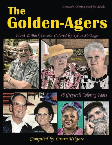 The Golden-Agers 48-Page Coloring Book in Greyscale for Adults. The Theme for this Book is Focus on Older People. If You Like to Color Portraits, Then this is Your Beautiful Book to Color. There are Lots of Men and Women Portraits for You to Enjoy.