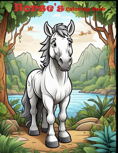 Horse's Coloring Book