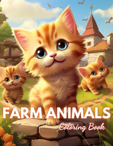 Farm Animals Coloring Book for Kids High-Quality and Unique Coloring Pages