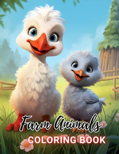 Farm Animals Coloring Book for Kids New and Exciting Designs