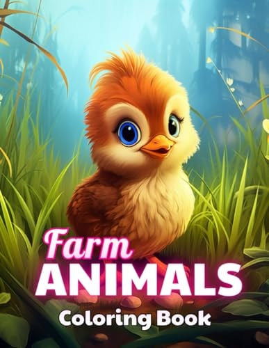 Farm Animals Coloring Book for Kids 100+ New and Exciting Designs