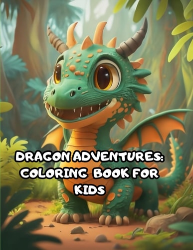 Dragon Adventures Coloring Book for Kids