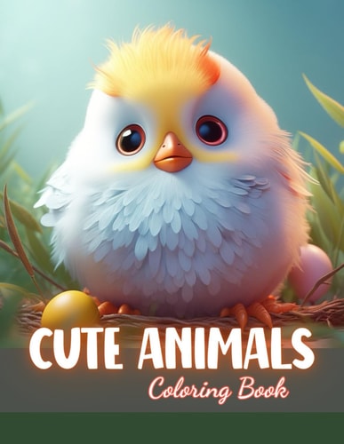 Cute Animals Coloring Book for Kids High-Quality and Unique Coloring Pages