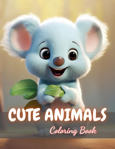 Cute Animals Coloring Book for Kids 100+ New and Exciting Designs