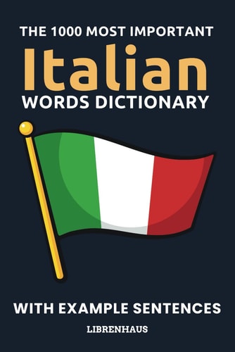 The 1000 Most Important Italian Words Dictionary Learn New Vocabulary With Example Sentences - Organized by Topics - For Beginners (A1/A2)