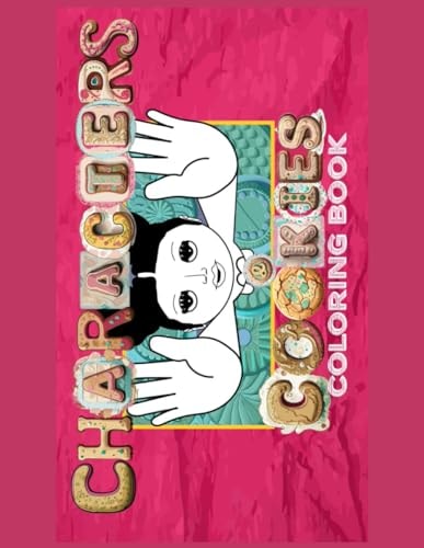 Characters & Cookies Coloring Book