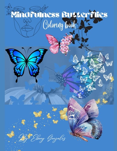 Mindfulness Butterfly Coloring Book