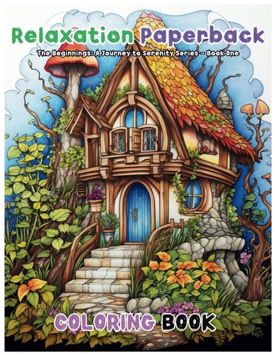 Stress Relief Relax While Coloring Various Fairy Homes