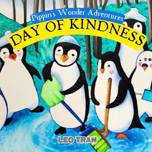 Pippin's Wonder Adventures Day of Kindness: Engaging Penguin Books for Kids, with Cute Children's Bedtime Story Illustrations - Premium Color Prints