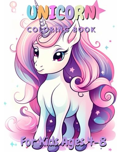 Unicorn Coloring Book Cute Unicorns for Coloring for Kids (For Kids 4 to 8 Years)