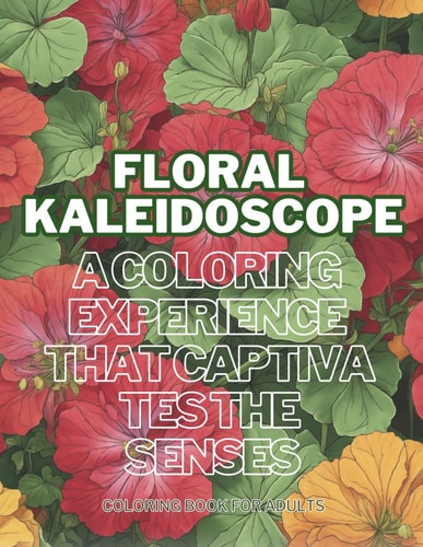 Floral Kaleidoscope A Coloring Experience that Captivates the Senses