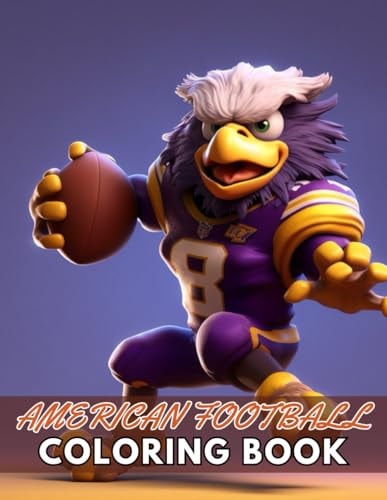 American Football Coloring Book New and Exciting Designs Suitable for All Ages