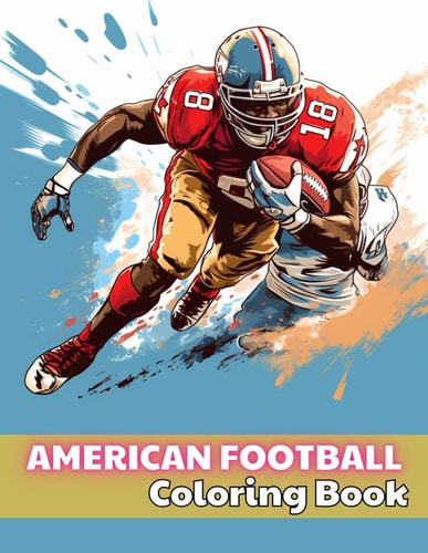 American Football Coloring Book 100+ Unique and Beautiful Designs