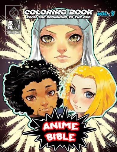 Anime Bible Coloring Book 8 From The Beginning To The End