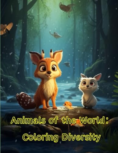 Animals of the World Coloring Diversity