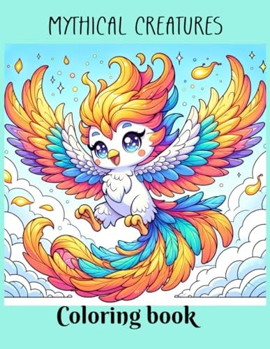 Mythical Creatures Coloring Book A Kids Coloring Book