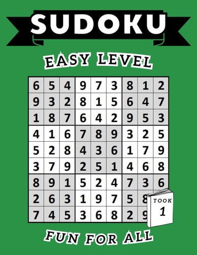 Sudoku Easy Level 1000 Easy Level Sudokus: Try this Easy Level Sudoku and Test Your Mind.